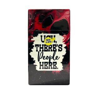 Colorful Plastic Design Cigarette Hard Case Pack Holder Fits 100's